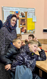 Встреча настоятеля с воспитанниками воскресной школы накануне Рождественского поста