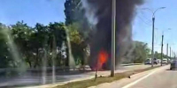 В Симферополе произошло возгорание рейсового автобуса - Vesti-Sevastopol.Ru