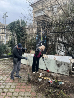 Сегодня мы вновь присоединились к общегородскому субботнику в Севастополе!